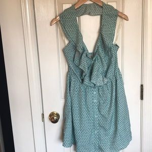 MODCLOTH Backless Ruffle Dress